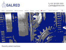 Tablet Screenshot of galred.com